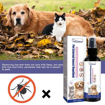 Gotas Antipulgas 🛡️ – Para Perros y Gatos (100 ml)