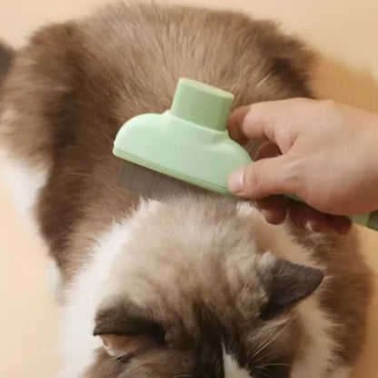Cepillo Deslanador Ergonómico Profesional 🐾 – Para Perros y Gatos