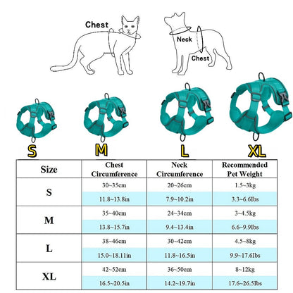 Set de Arnés y Correa 🐶 – Ideal para Perros Pequeños y Cachorros