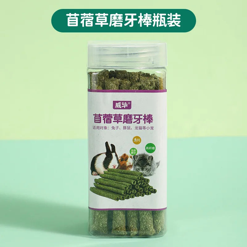 Palitos y Snacks Masticables Surtidos para Conejos y Roedores - Manzano, Bambú, Alfalfa y Más