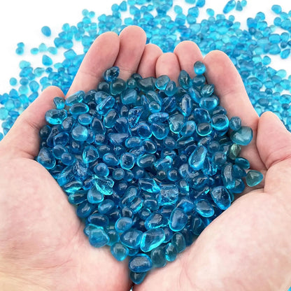 Grava Decorativa de Vidrio 💎 – Piedras para Peceras y Plantas (500 g)