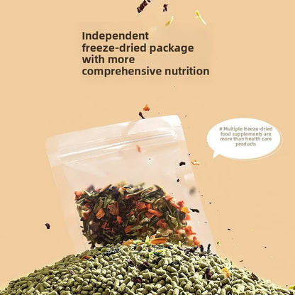 YEE Premium Pellets de Heno Timothy 🌾 – Con Probióticos y Vitamina C para Conejos y Cobayas