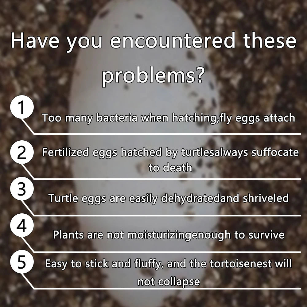 Sustrato de Perlita, Vermiculita y Fibra de Coco para Incubación de Huevos de Tortuga y Cría de Reptiles