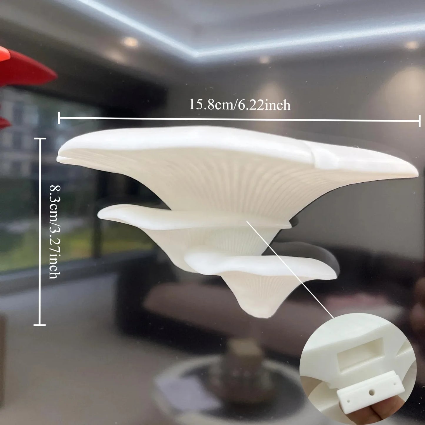 Repisa Escondite en Forma de Seta para Reptiles - Estante de Escalada de Pared para Geckos y Lagartos