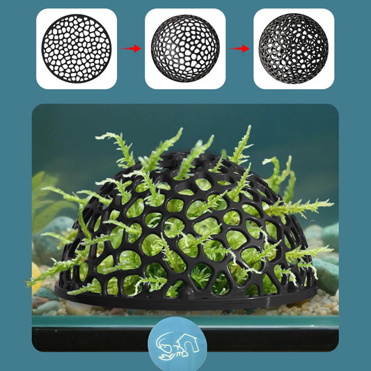 Cueva Escondite para Peces y Camarones - Refugio Decorativo de Acuario