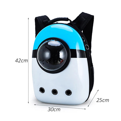 Mochila Cápsula de Viaje 🚀 – Transpirable para Gatos y Perros Pequeños (Hasta 6 kg)