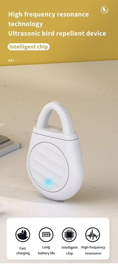 Repelente Ultrasónico Recargable 🔋 – Contra Pulgas y Garrapatas para Perros y Gatos