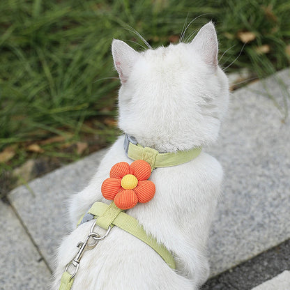 Set de Arnés y Correa Ajustable 🐾 – Para Gatos y Perros Pequeños