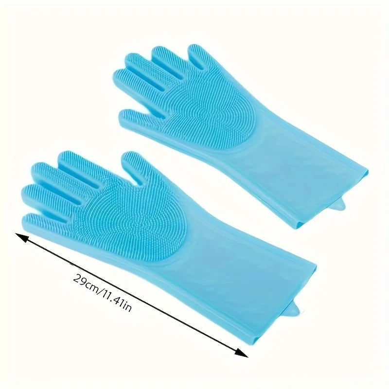 Guante de Aseo y Baño de Silicona para Perros y Gatos