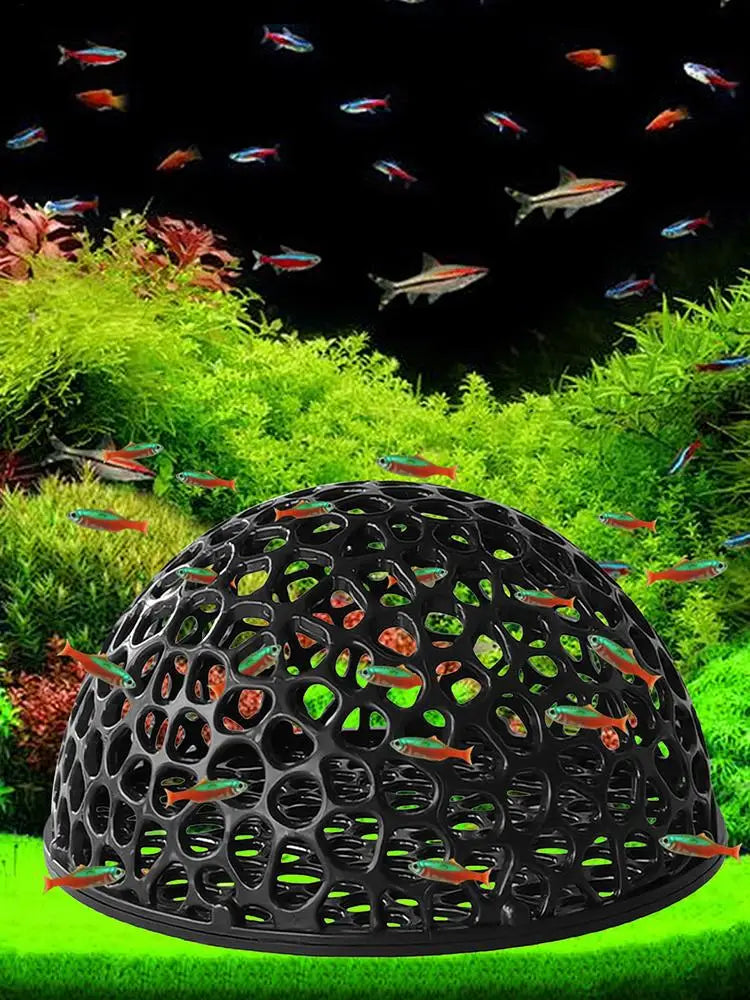 Cueva Escondite para Peces y Camarones - Refugio Decorativo de Acuario