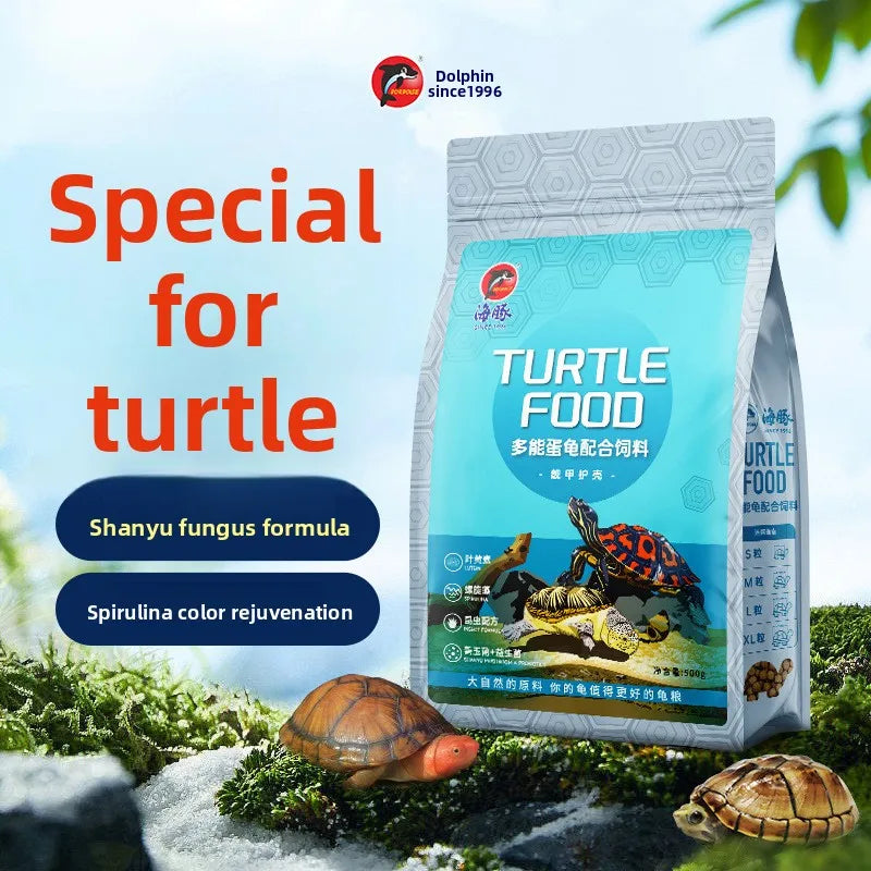 Porpoise - Alimento Probiótico Rico en Calcio para Tortugas de Agua y Semiacuáticas