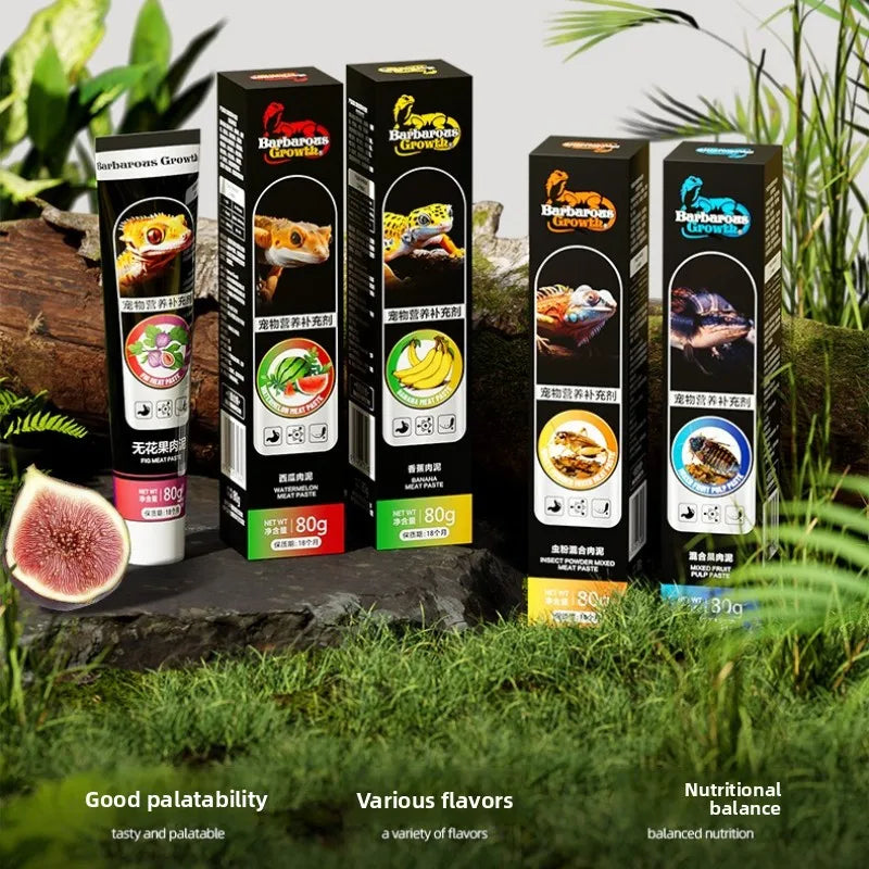 Barbarous Growth - Alimento en Gel con Higo Real e Insectos para Reptiles