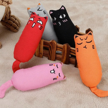 Gatito de Peluche con Catnip 🧸 – Sonido Crujiente para Morder
