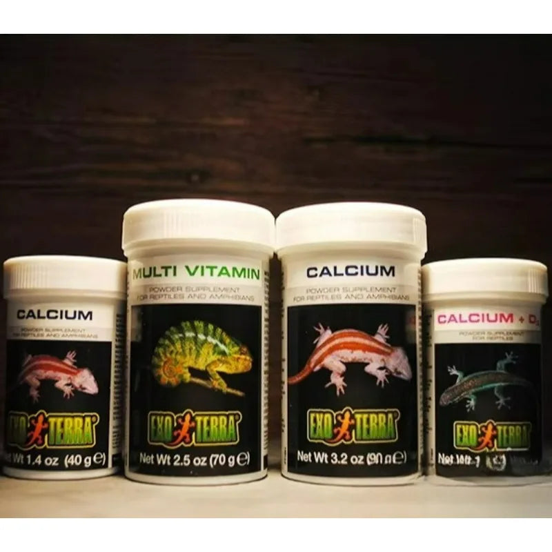 HAGEN - Polvo de Calcio para Reptiles con y sin Vitamina D3