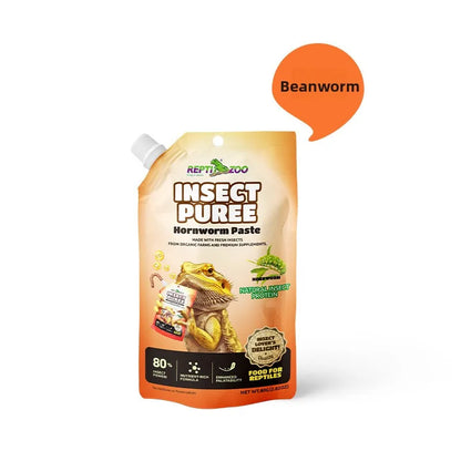 Reptizoo - Pasta de Insectos y Fruta para Reptiles - Gel Nutricional Completo para Geckos Crestados, Dragones Barbudos y Escincos