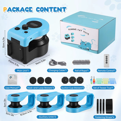 Rueda de Ejercicio Interactiva 🐾 – Simula la Caza, Velocidad Ajustable para Gatos