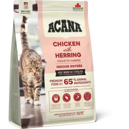 Acana Indoor Entrée 🐱 – Pienso sin Cereales para Gatos de Interior (4,5 kg)