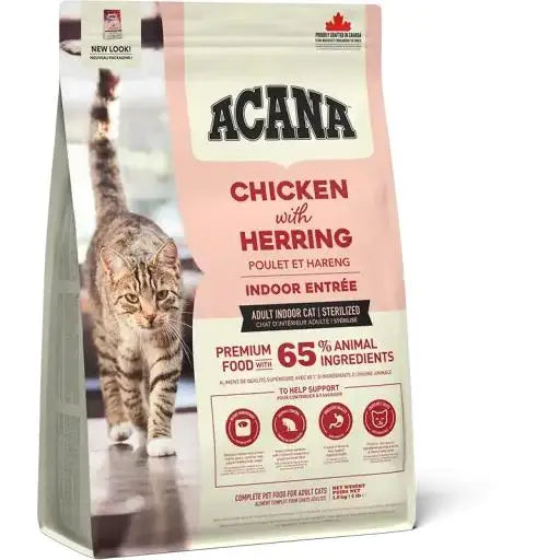 Acana Indoor Entrée 4.5kg - Pienso para Gatos de Interior sin Cereales