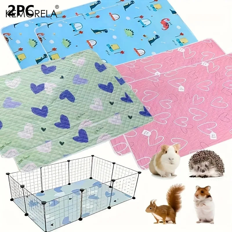Alfombrilla Reutilizable para Jaula - Base Lavable y Resistente para Hámsters y Conejos