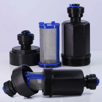 Microfiltro de Conexión Rápida para Riego - Filtro de Acero Inoxidable 40 μm