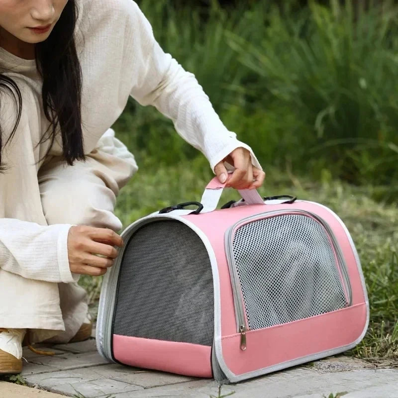 Bolso de Paseo Transpirable para Perros y Gatos - Verano