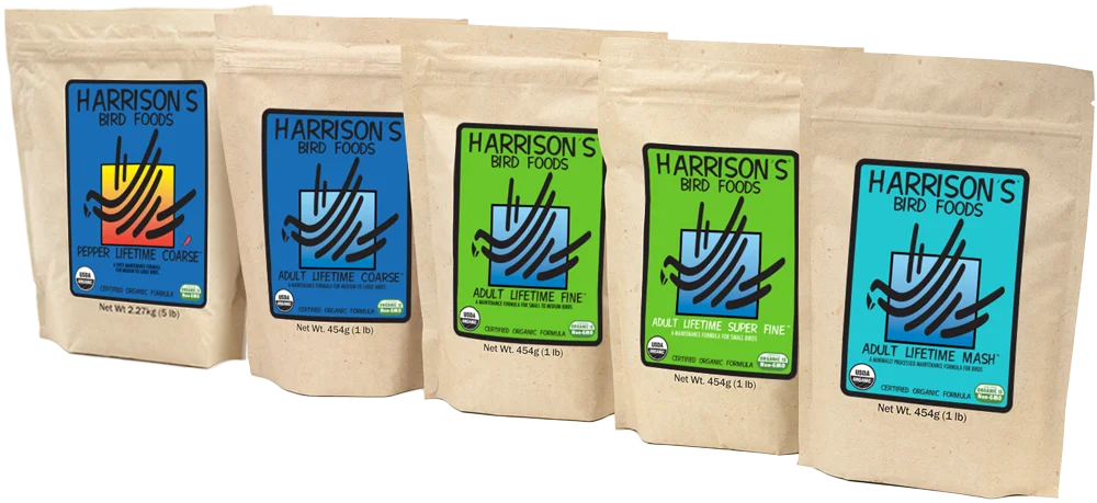 Harrison Adult Lifetime Fine - Pienso Ecológico de Mantenimiento para Aves 454g