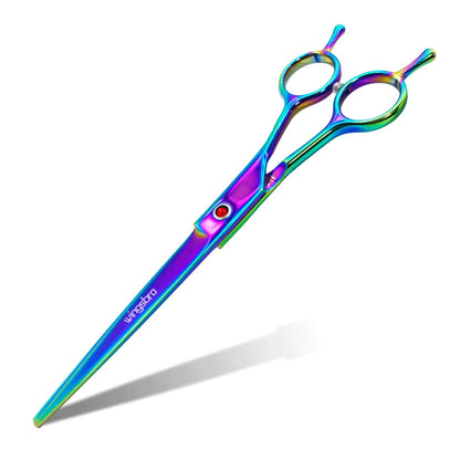 Tijeras Curvas Profesionales de Peluquería ✂️ – 7 Pulgadas para Perros