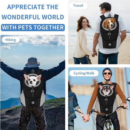 Mochila Portadora Camuflaje 🎒 – Malla Transpirable para Perros y Gatos
