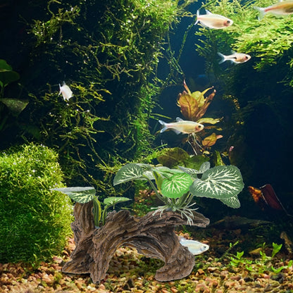 Planta Ornamental Realista 🌿 – Decoración de Terrario y Acuario para Reptiles