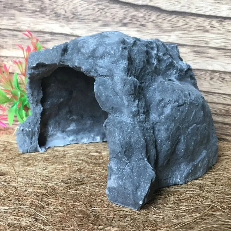 Decoración de Resina para Acuario - Ornamento Artificial para Terrario y Accesorios de Tortuga