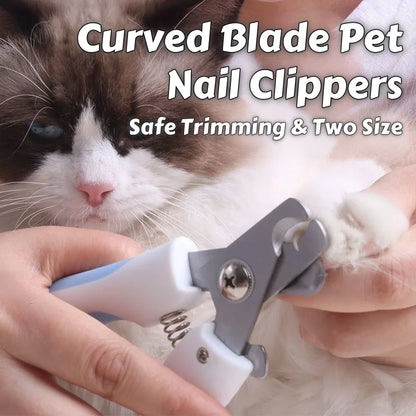 Cortaúñas Curvo ✂️ – Mango Ergonómico para Perros y Gatos (Tallas S y L)
