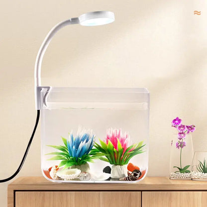 Acuario Nano Rimless 🐠 – Pecera de Cristal Alta y Compacta para Betta