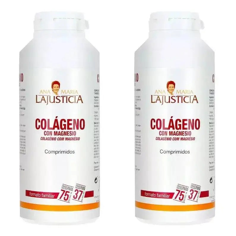 Colágeno con Magnesio Ana María LaJusticia - 900 Comprimidos (Pack de 2 Botes)