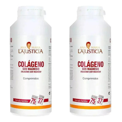 Colágeno con Magnesio Ana María LaJusticia 💊 – Pack de 2 Botes (900 Comprimidos)