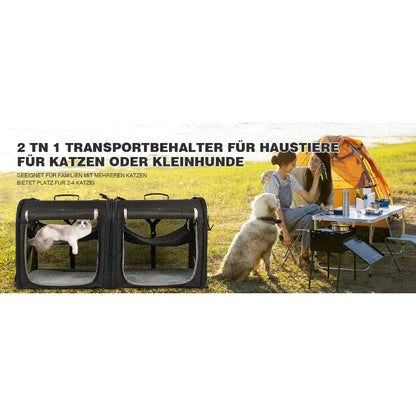 Wakytu Caja de Transporte 2 en 1 🚗 – Plegable, Ideal para el Coche