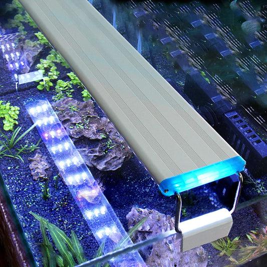 Luz LED Ultra Fina Azul para Acuario - 18-75cm 220V