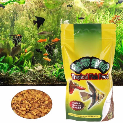 Alimento en Gránulos Especial Guppys 🐠 – Peces Tropicales y Lámpara (88 g)