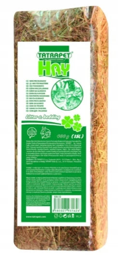 Tatrapet Heno Prensado para Roedores - 15 L