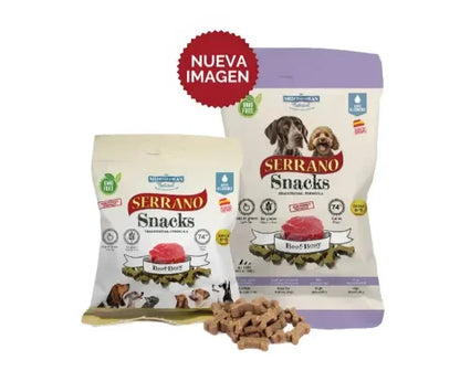 Mediterranean Natural 🐄 – Snack de Ternera Serrana para Perros (85 g)
