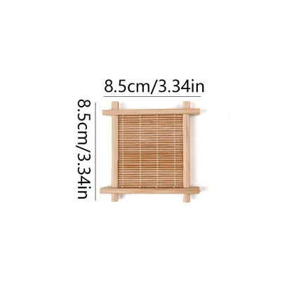 Esterilla Refrescante de Madera ❄️ – Diseño Cuadrado Transpirable para Hámsters, Cobayas y Chinchillas