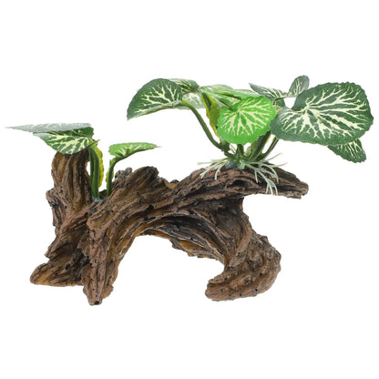 Planta Ornamental Realista 🌿 – Decoración de Terrario y Acuario para Reptiles