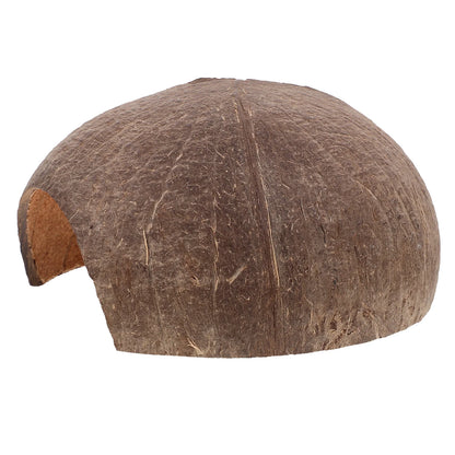 Escondite de Cáscara de Coco para Tortugas - Plataforma para Tomar el Sol y Decoración de Hábitat