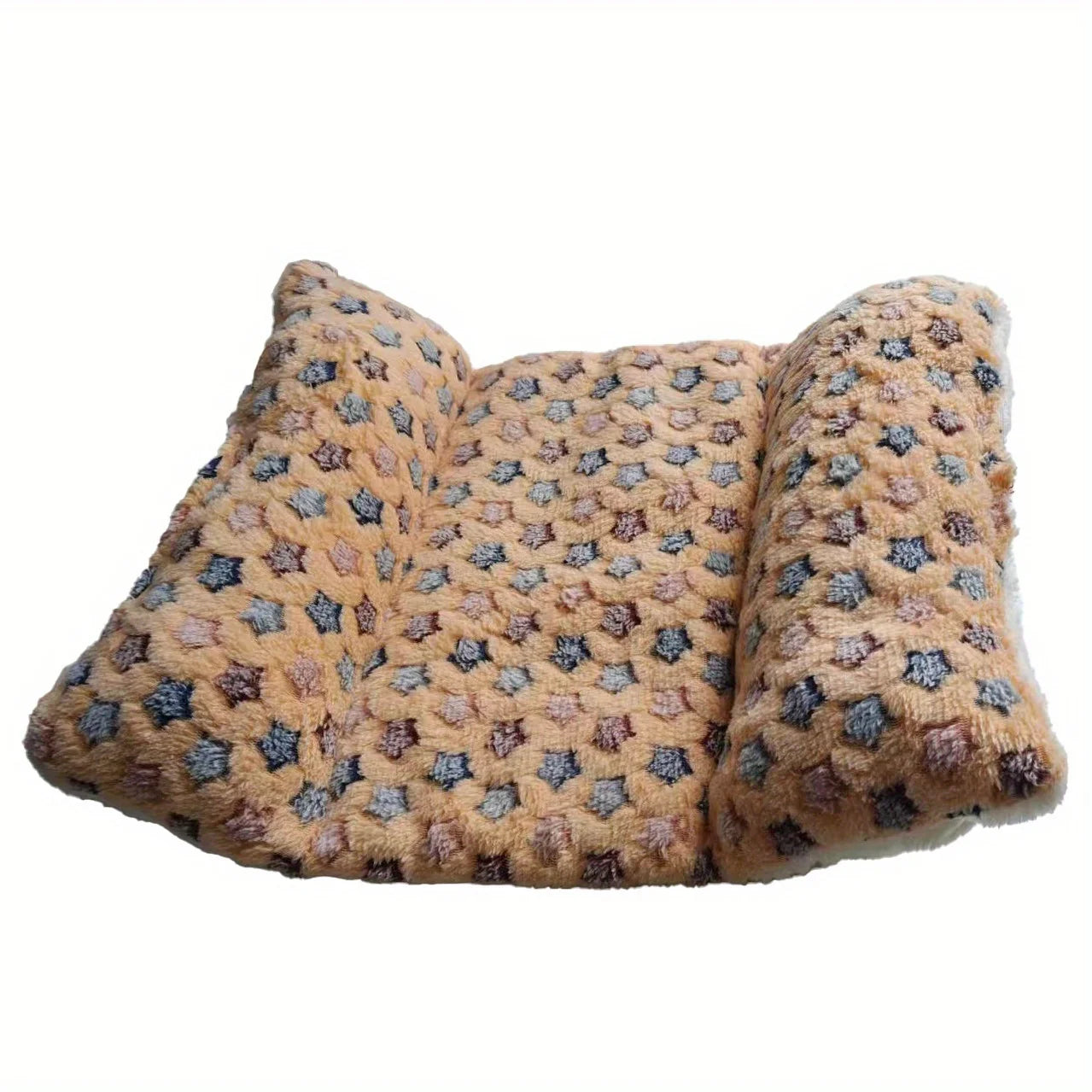 Cama Cóncava Acolchada para Conejos - Cojín Suave con Almohada Estilo Tumbona