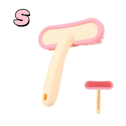 Peine de Silicona Portátil 🛁 – Herramienta de Aseo y Baño para Conejos y Cobayas