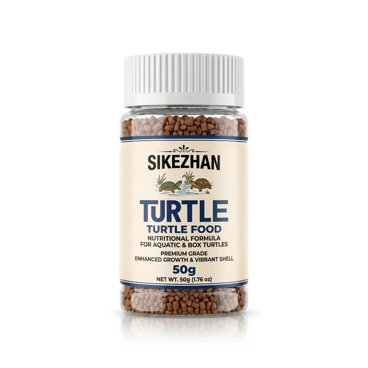 SIKEZHAN - Pellets Probióticos para Tortugas Acuáticas y de Caja 50g