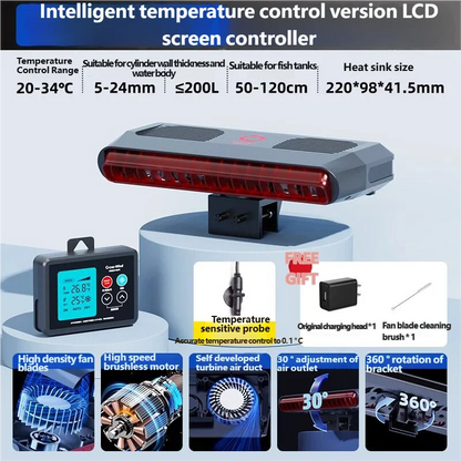 Ventilador Enfriador ❄️ – Control Automático de Temperatura para Acuario