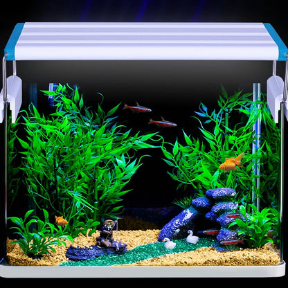 Luz LED Ultra Fina Azul 💡 – Para Acuario (18-75 cm, 220V)