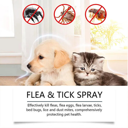 Spray Antipulgas y Garrapatas 🛡️ – Para Perros y Gatos (100 ml)