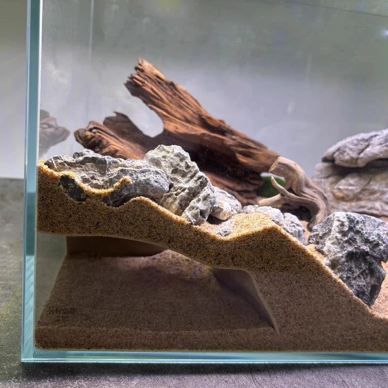 Cueva Subterránea Impresa en 3D - Escondite y Decoración de Terrario para Lagartos, Tortugas y Arañas