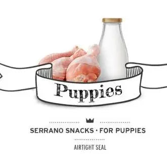 Mediterranean Natural 🐾 – Snack de Jamón Serrano y Pollo para Cachorros (100 g)